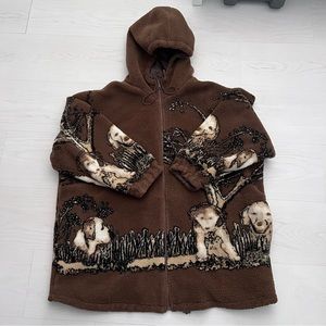 Reversible Dog Fleece Coat
